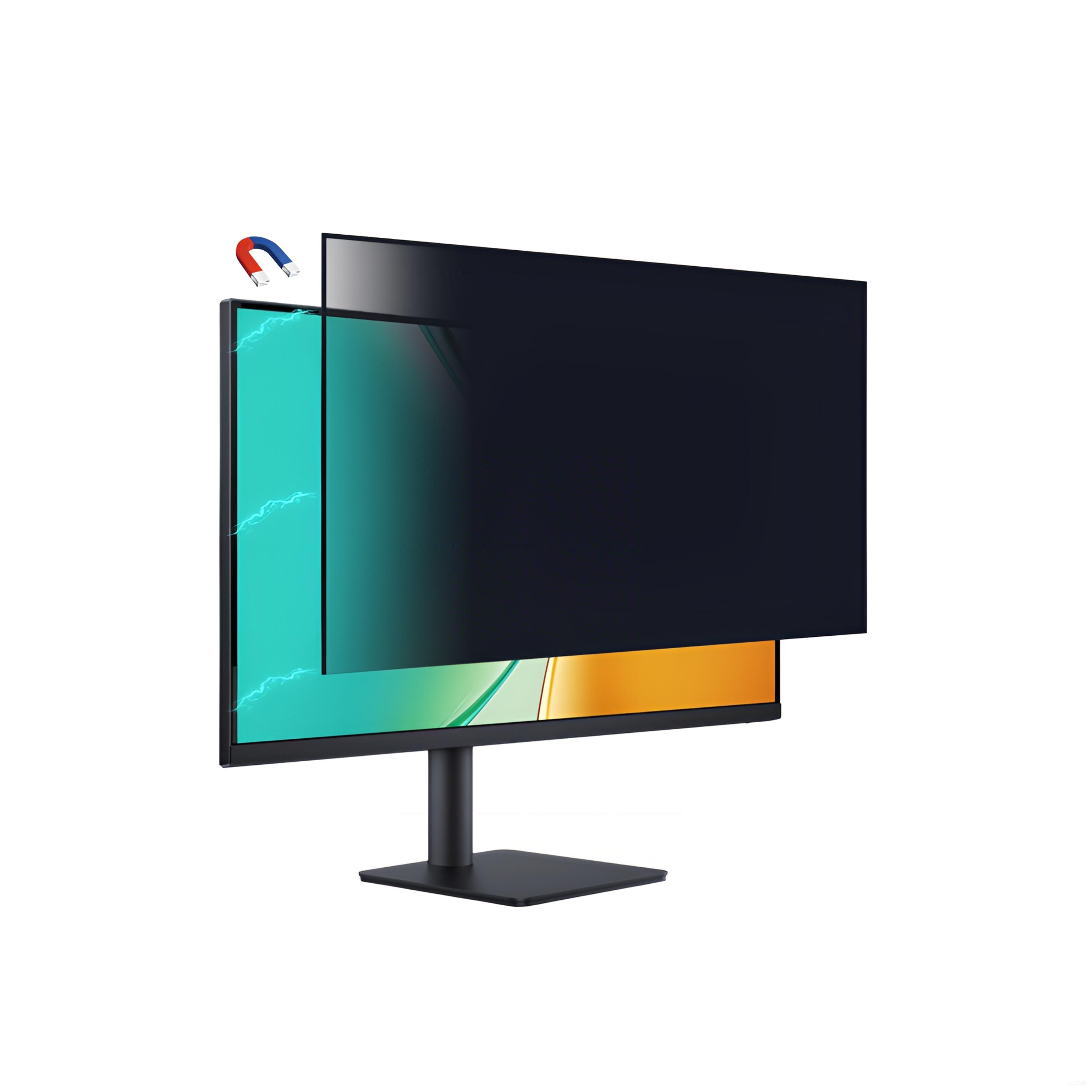 Invisible magnetic adhesive anti-peeping