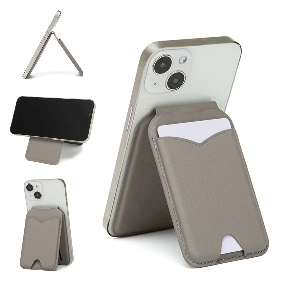 Magnetic MagSafe Wallet with Stand Function