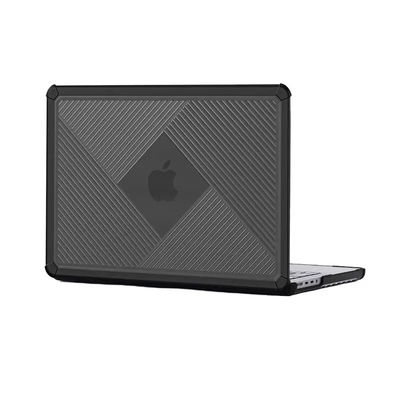 Transparent Black shockproof MacBook laptop cover