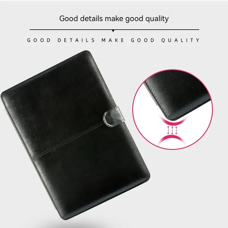 Shockproof leather protective case for MacBook Pro.