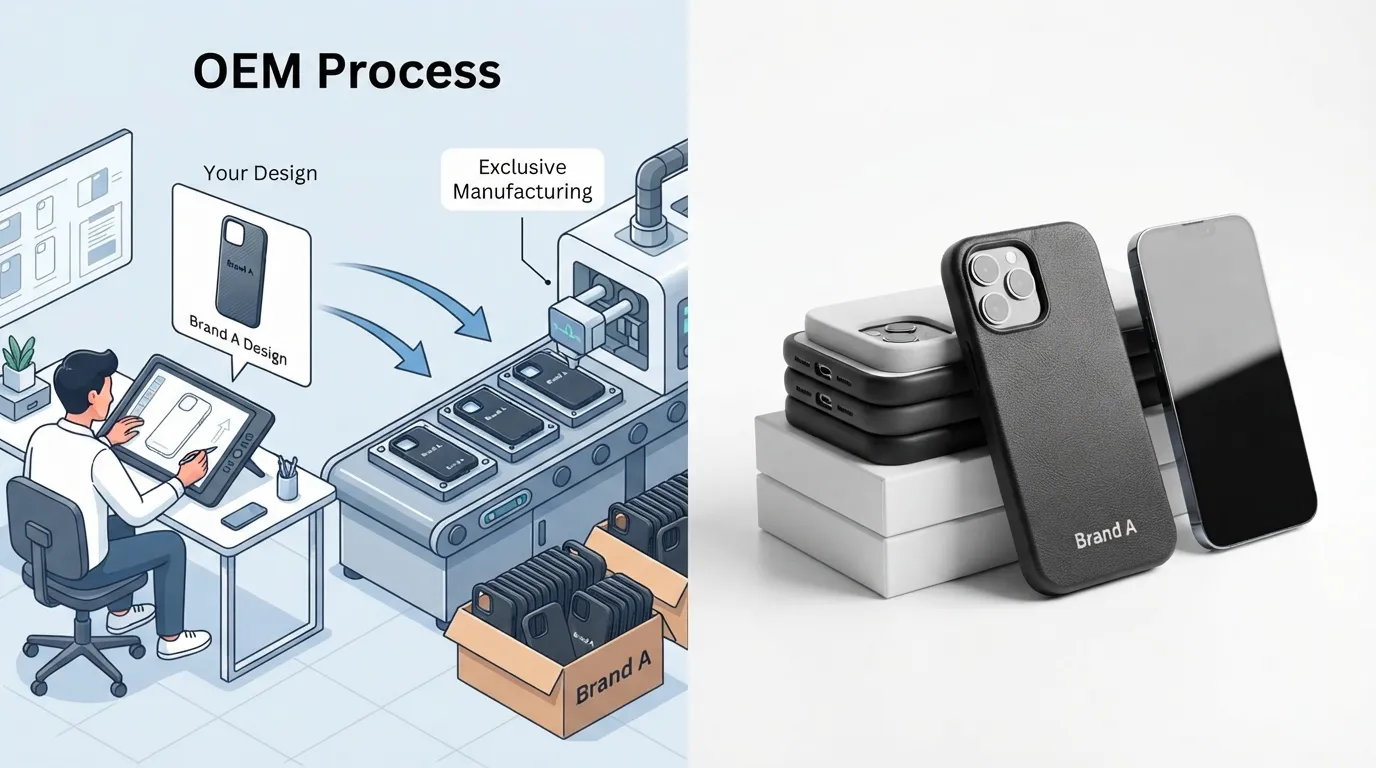 OEM vs ODM phone case manufacturing